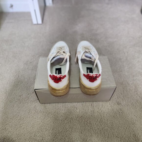 Golden Goose Men's Running Sole with leather star and heel tab with red print - Picture 3 of 8